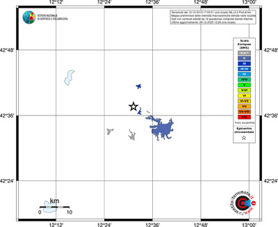 Mappa EMS - territori località