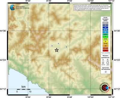 Mappa EMS - località
