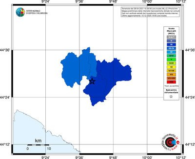 Mappa MCS - territori comuni