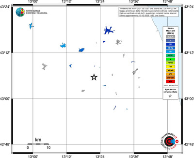Mappa MCS - territori località