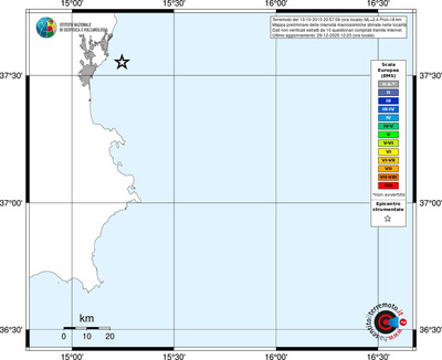 Mappa EMS - territori località