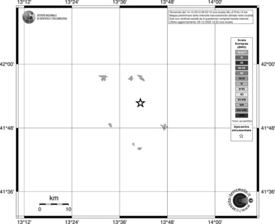 Mappa EMS - territori località