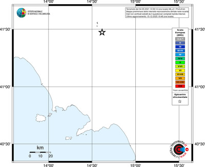 Mappa EMS - territori località