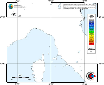 Mappa EMS - territori località
