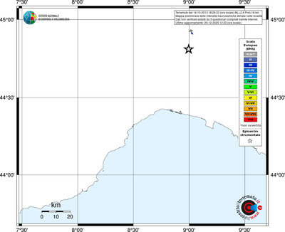 Mappa EMS - territori località