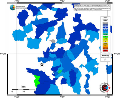 Mappa EMS - territori comuni