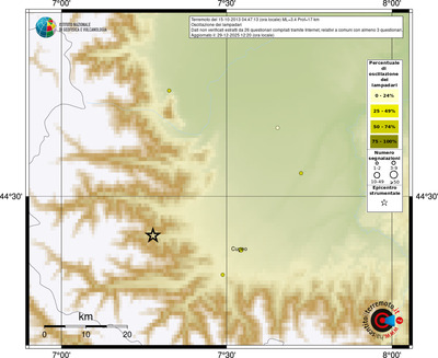 Mappa comuni con almeno 3 questionari
