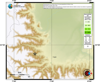 Mappa comuni con almeno 3 questionari