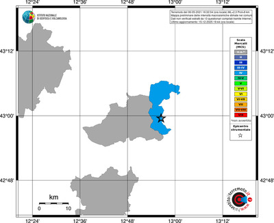 Mappa MCS - territori comuni