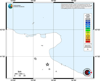 Mappa EMS - territori località