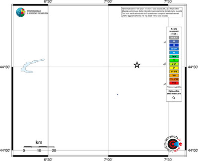 Mappa MCS - territori località