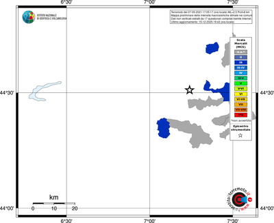 Mappa MCS - territori comuni