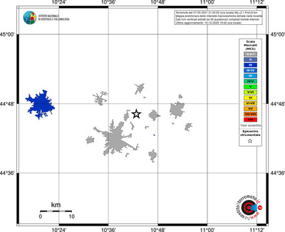 Mappa MCS - territori località