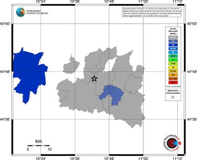 Mappa MCS - territori comuni