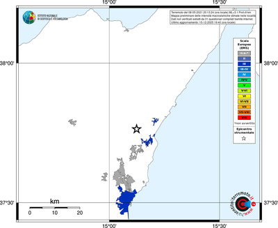 Mappa EMS - territori località