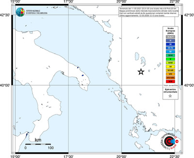 Mappa EMS - territori località