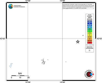Mappa EMS - territori località