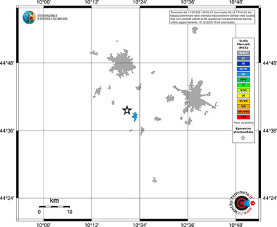 Mappa MCS - territori località