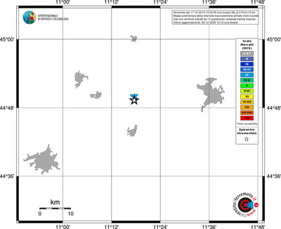 Mappa MCS - territori località