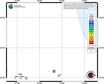 Mappa EMS - territori località