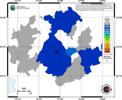 Mappa EMS - territori comuni