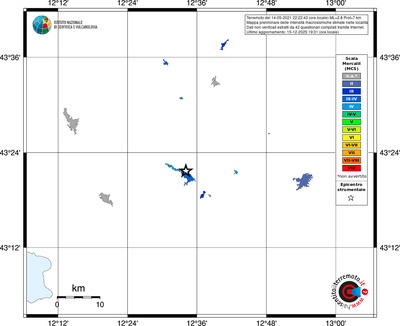 Mappa MCS - territori località