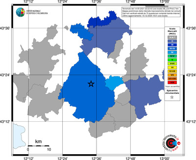 Mappa MCS - territori comuni