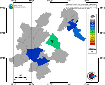 Mappa EMS - territori comuni