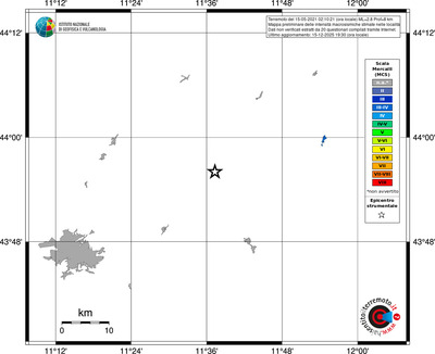 Mappa MCS - territori località