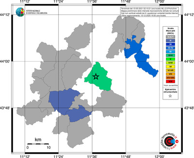 Mappa MCS - territori comuni