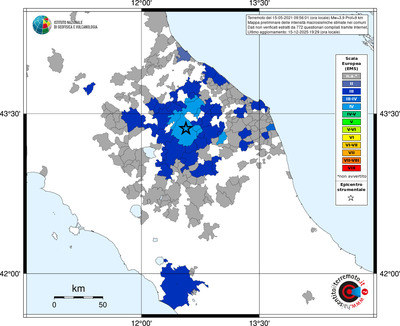 Mappa EMS - territori comuni