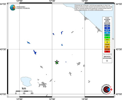 Mappa EMS - territori località