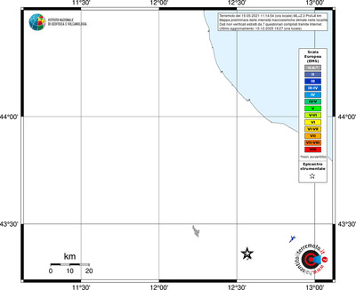 Mappa EMS - territori località