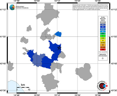 Mappa MCS - territori comuni