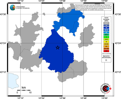 Mappa EMS - territori comuni