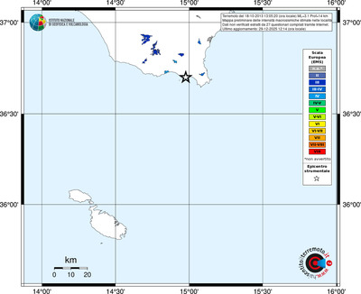 Mappa EMS - territori località