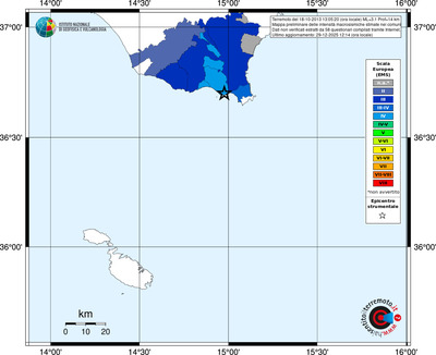 Mappa EMS - territori comuni