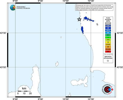 Mappa EMS - territori località