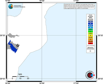 Mappa EMS - territori comuni