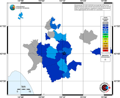 Mappa EMS - territori comuni