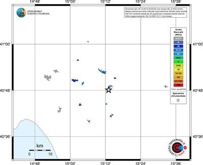 Mappa MCS - territori località
