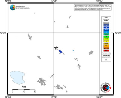 Mappa EMS - territori località