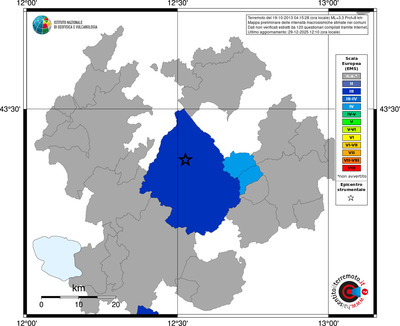 Mappa EMS - territori comuni