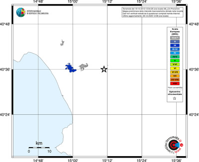 Mappa EMS - territori località