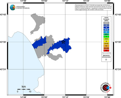 Mappa EMS - territori comuni
