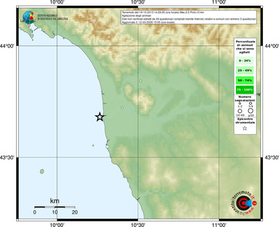 Mappa comuni con almeno 3 questionari