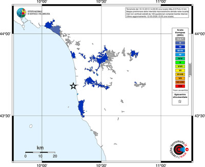 Mappa EMS - territori località