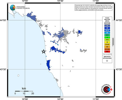 Mappa MCS - territori località