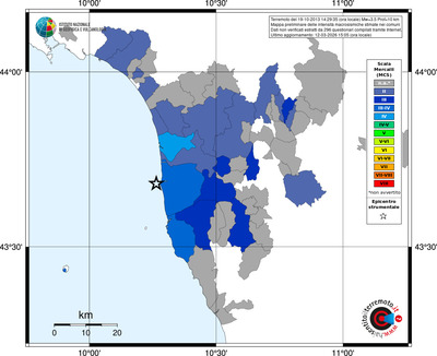 Mappa MCS - territori comuni