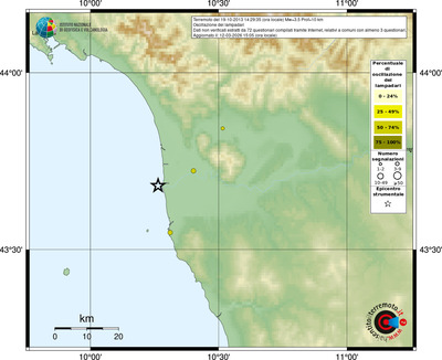 Mappa comuni con almeno 3 questionari